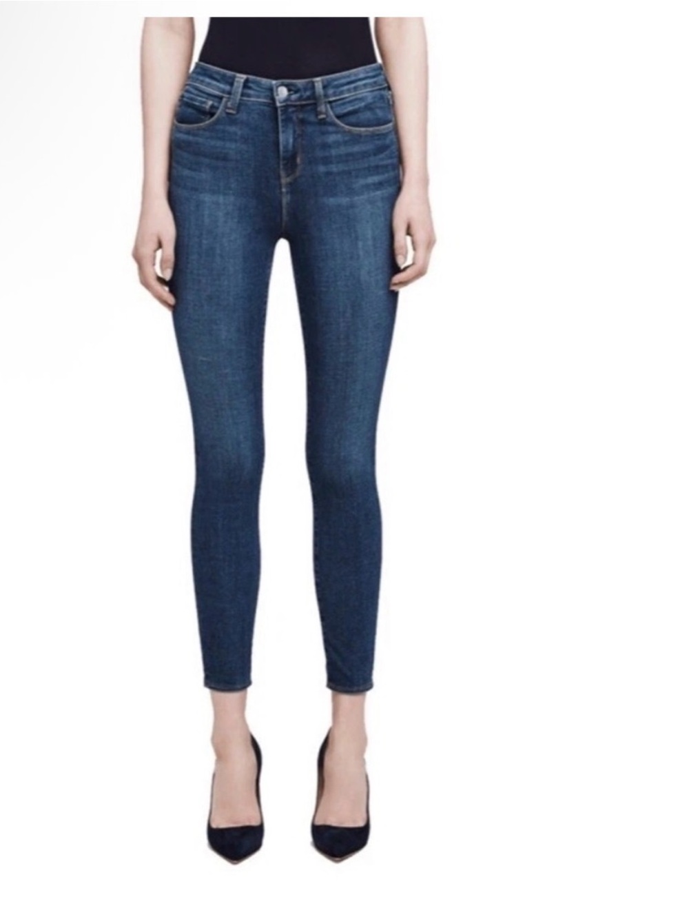L'AGENCE MARGOT SKINNY HIGHRISE DARK VINTAGE 24